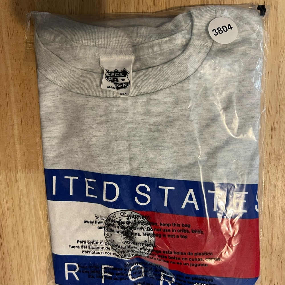 Vintage US Air Force T-Shirt Adult Medium Cecil by‎ Design Tag Made in USA READ - Picture 13 of 15